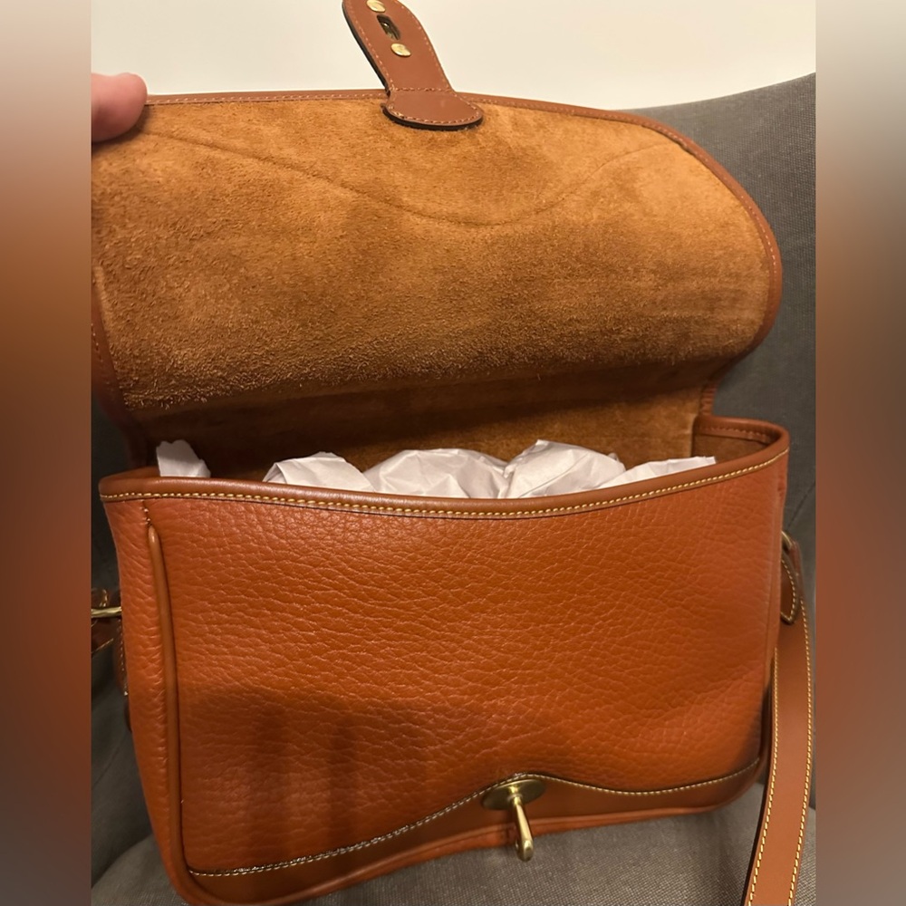 Vintage Dooney & Bourke peanut large carrier bag - Picture 8 of 11